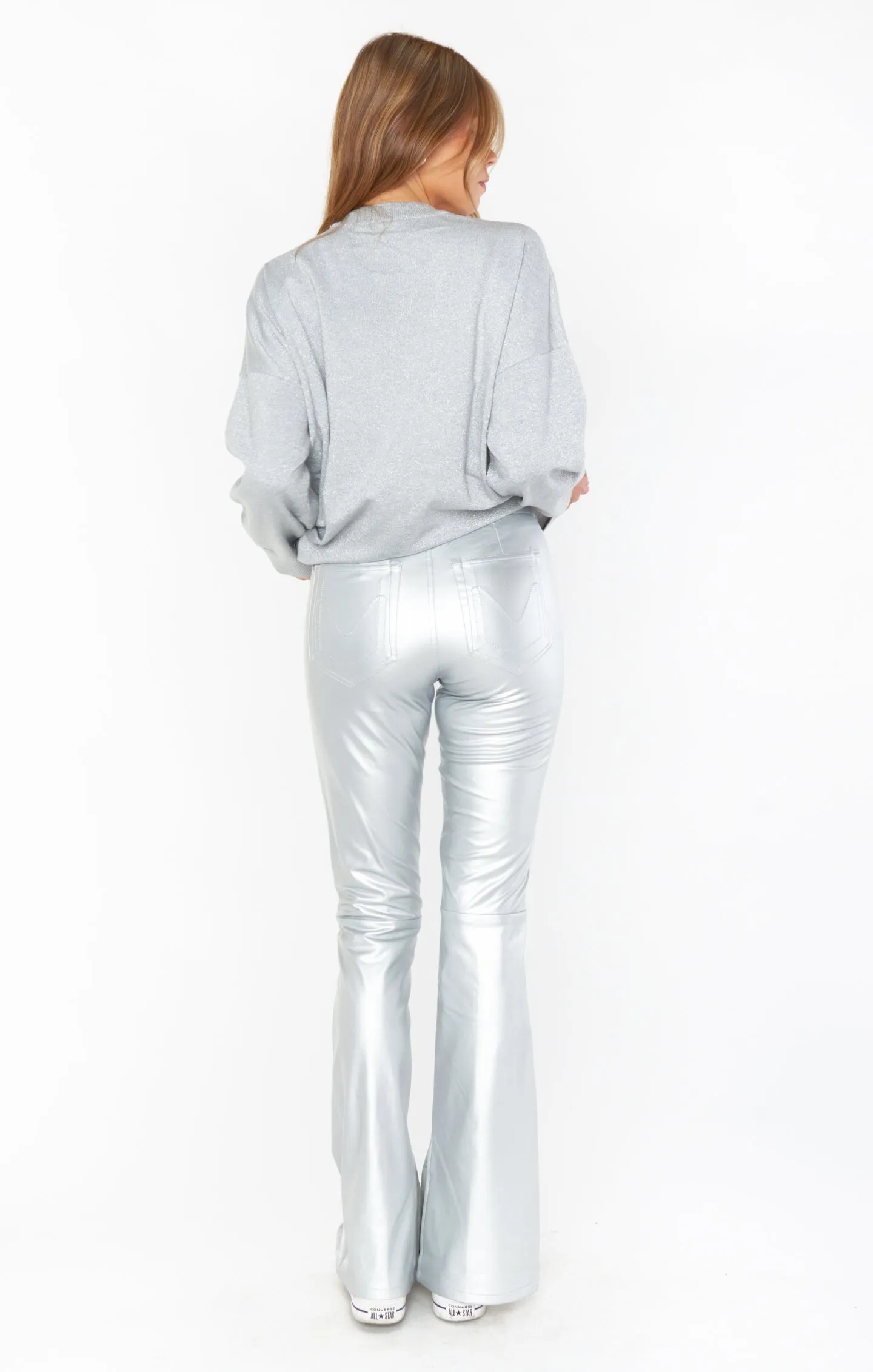 Nashville Flares Silver Leather