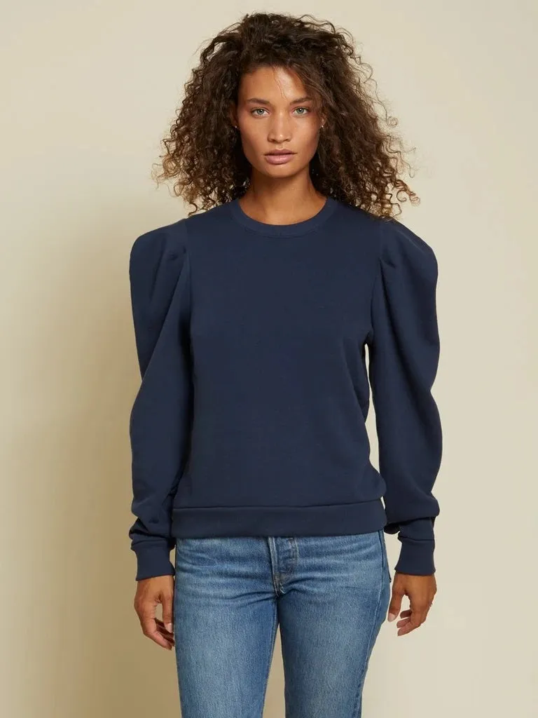 Nation LTD - Joss Sweatshirt w/ Draped Sleeve in Lakeshore