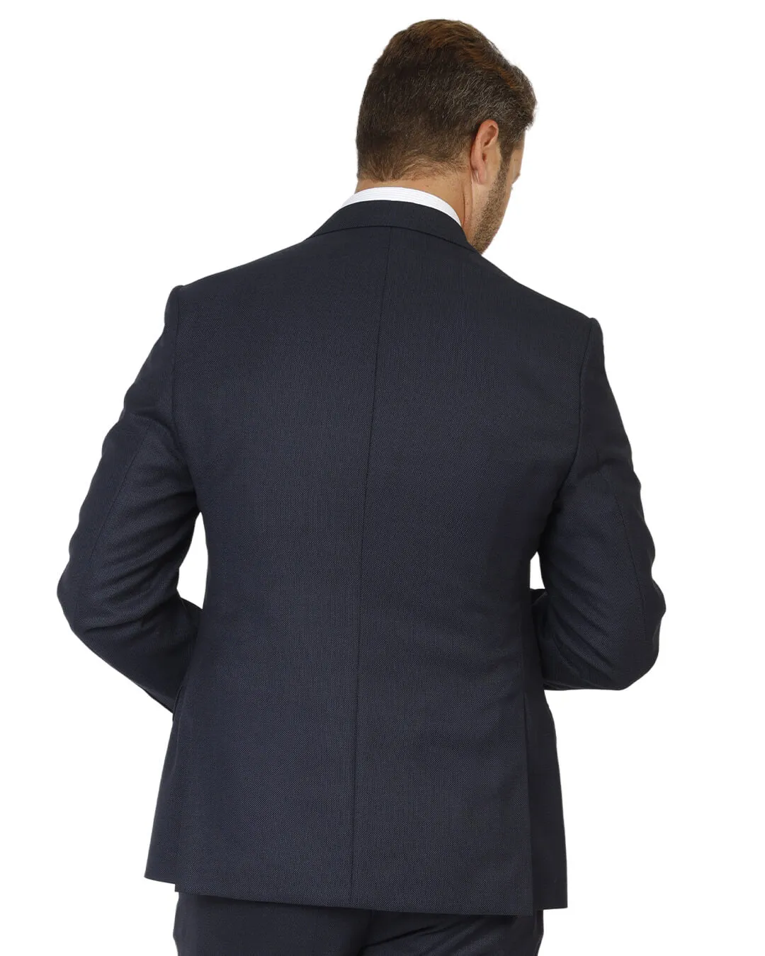 Navy Holland & Sherry Birdseye Suit