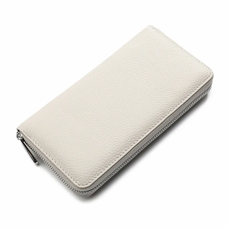 New Arrival Japan  Genuine Leather Long Men's Wallet Women's Cowhide Clutch One Piece Dropshipping