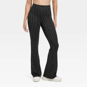 New - Women's Rib Flare Leggings - JoyLab Black S