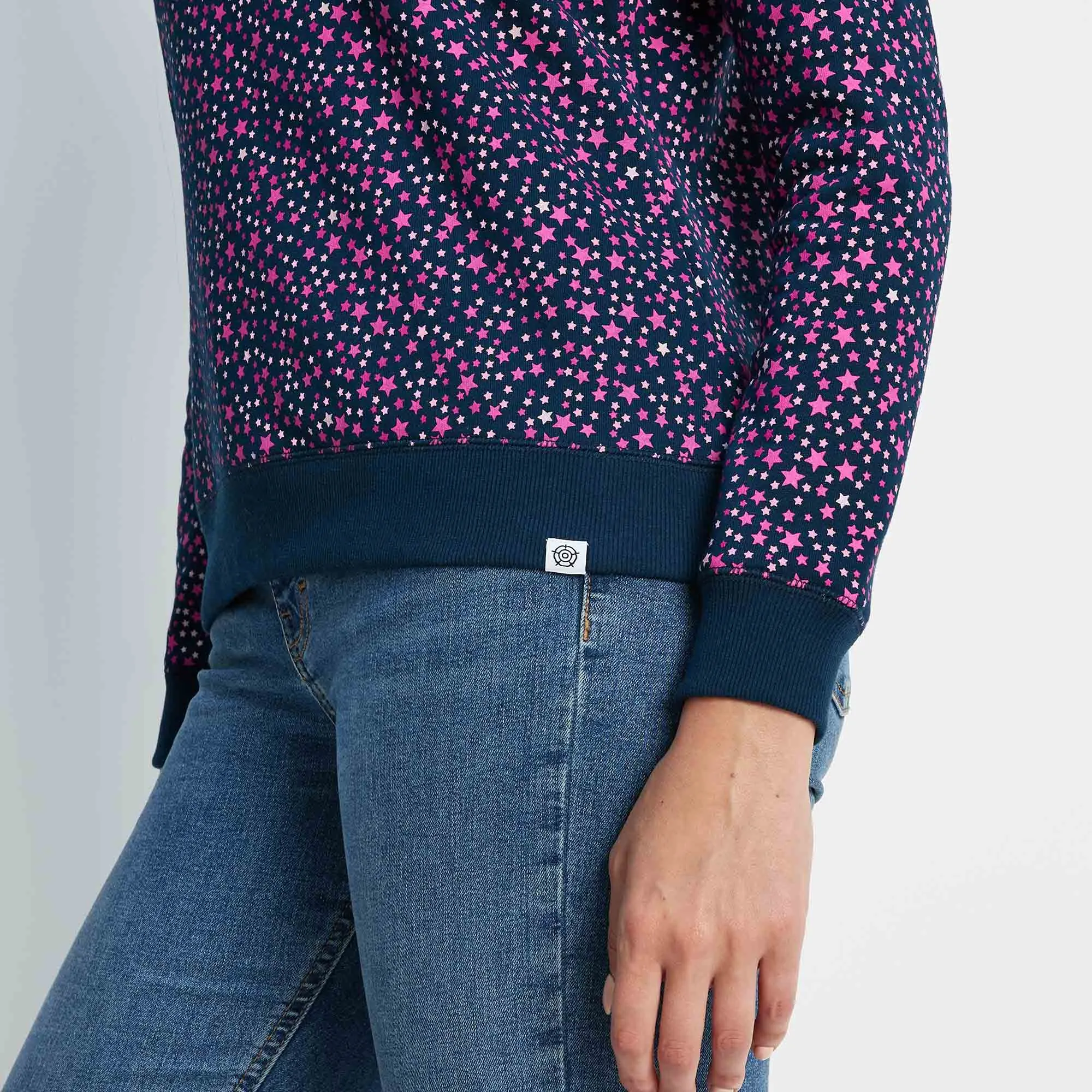 Nicole Womens Sweat - Starry Night Print