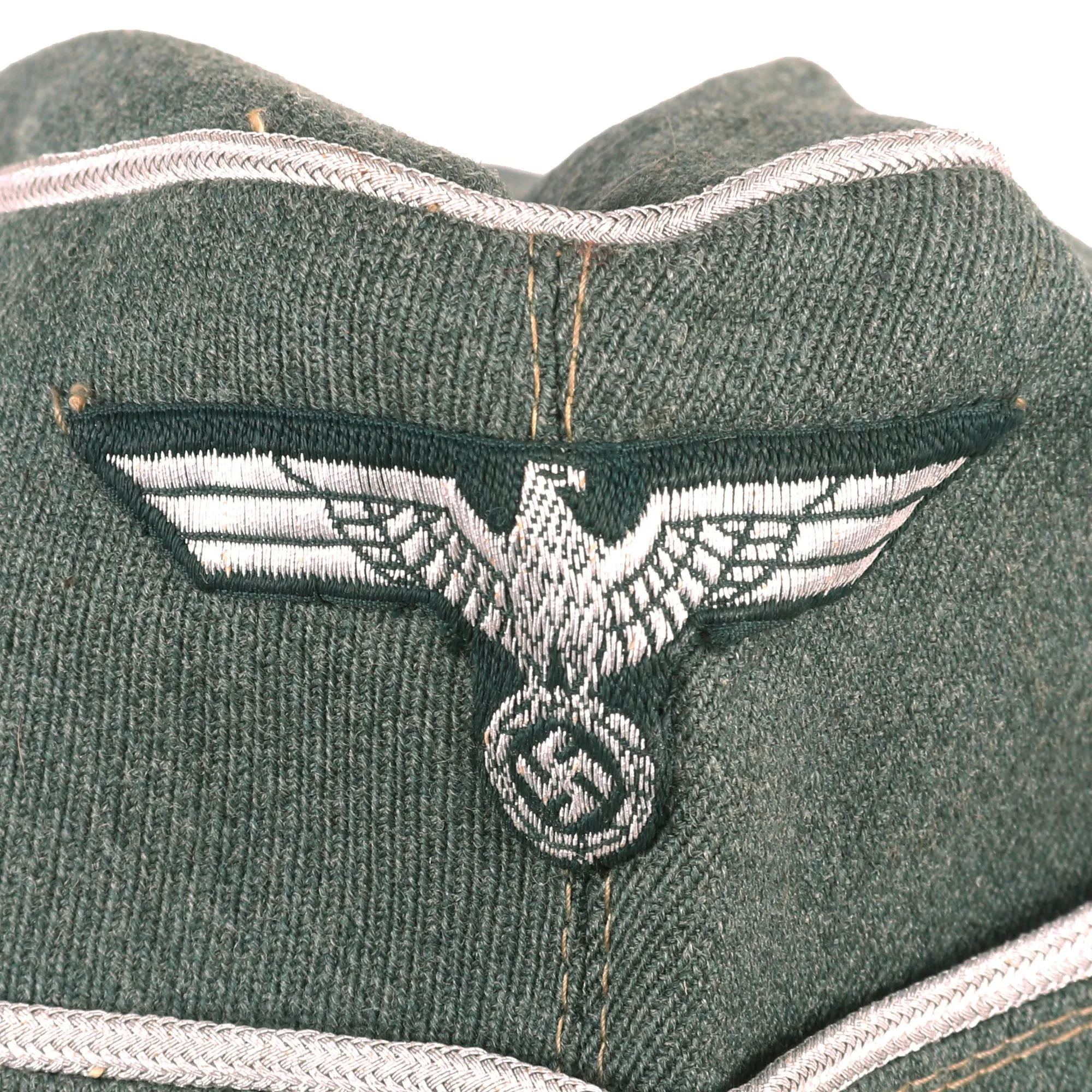 Original German WWII Heer Army Jäger Officer Wool M38 Overseas Cap - size 58