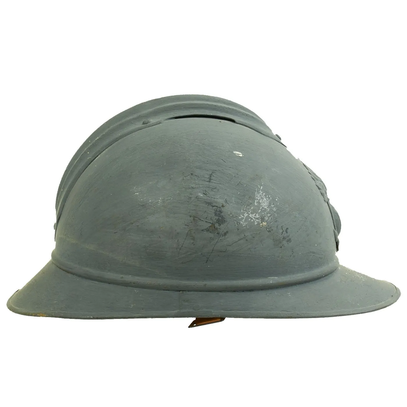 Original Rare French WWI Colonial Infantry & Navy Model 1915 Adrian Helmet