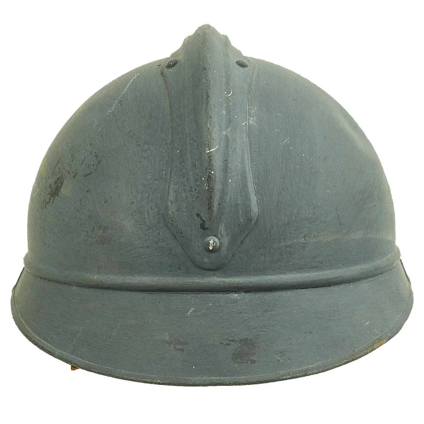 Original Rare French WWI Colonial Infantry & Navy Model 1915 Adrian Helmet