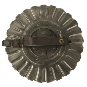 Original U.S. WWI Lewis Light Machine Gun .30-06 Cal Aircraft Drum Magazine with Leather Strap