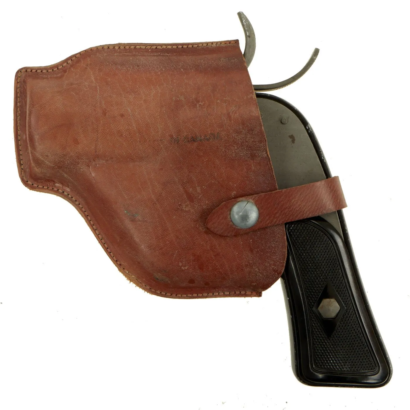 Original U.S. WWII M8 Pyrotechnic 37mm Flare Signal Pistol by Eureka Vacuum With Canadian Made Holster