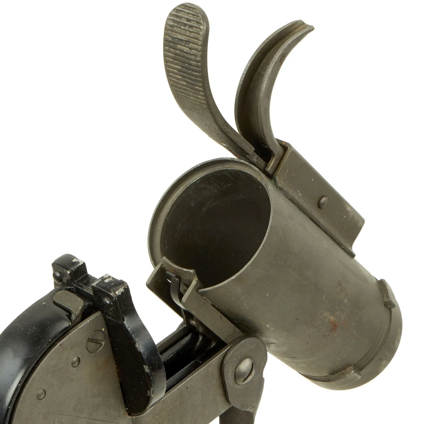 Original U.S. WWII M8 Pyrotechnic 37mm Flare Signal Pistol by Eureka Vacuum With Canadian Made Holster