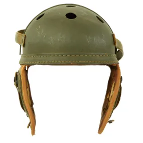 Original U.S. WWII Unissued Condition M38 Tanker Helmet by Wilson - Size 7 1/8