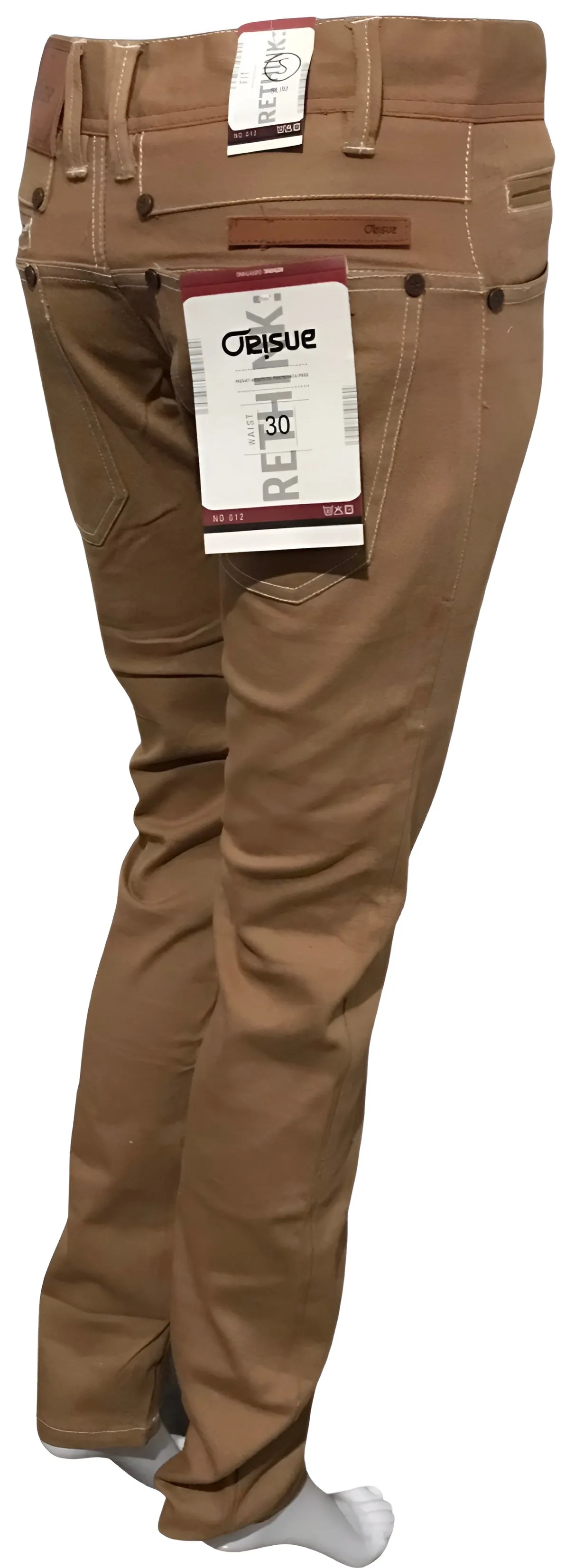 ^ORISUE^ (KHAKI) SLIM FIT DENIM FOR MEN