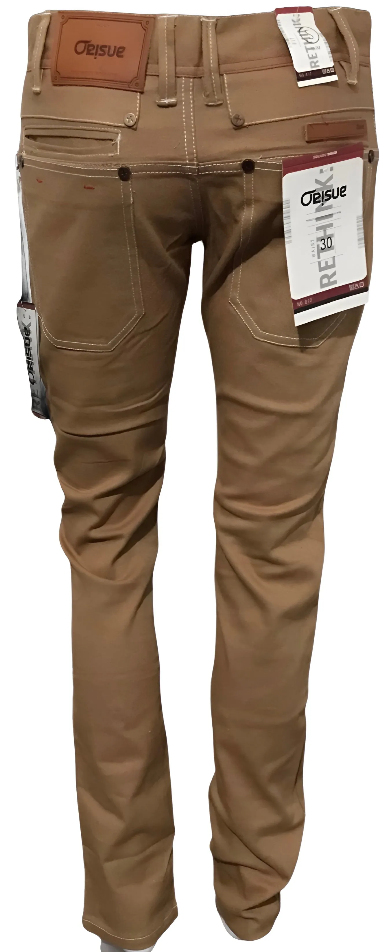 ^ORISUE^ (KHAKI) SLIM FIT DENIM FOR MEN