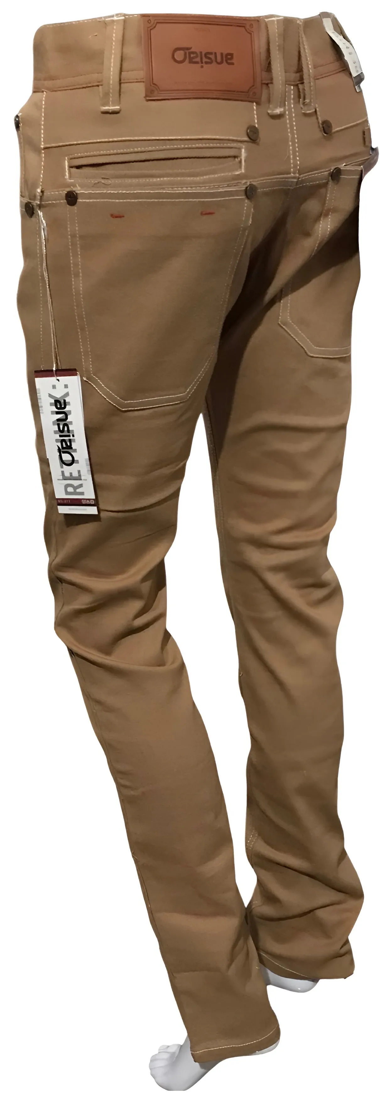 ^ORISUE^ (KHAKI) SLIM FIT DENIM FOR MEN