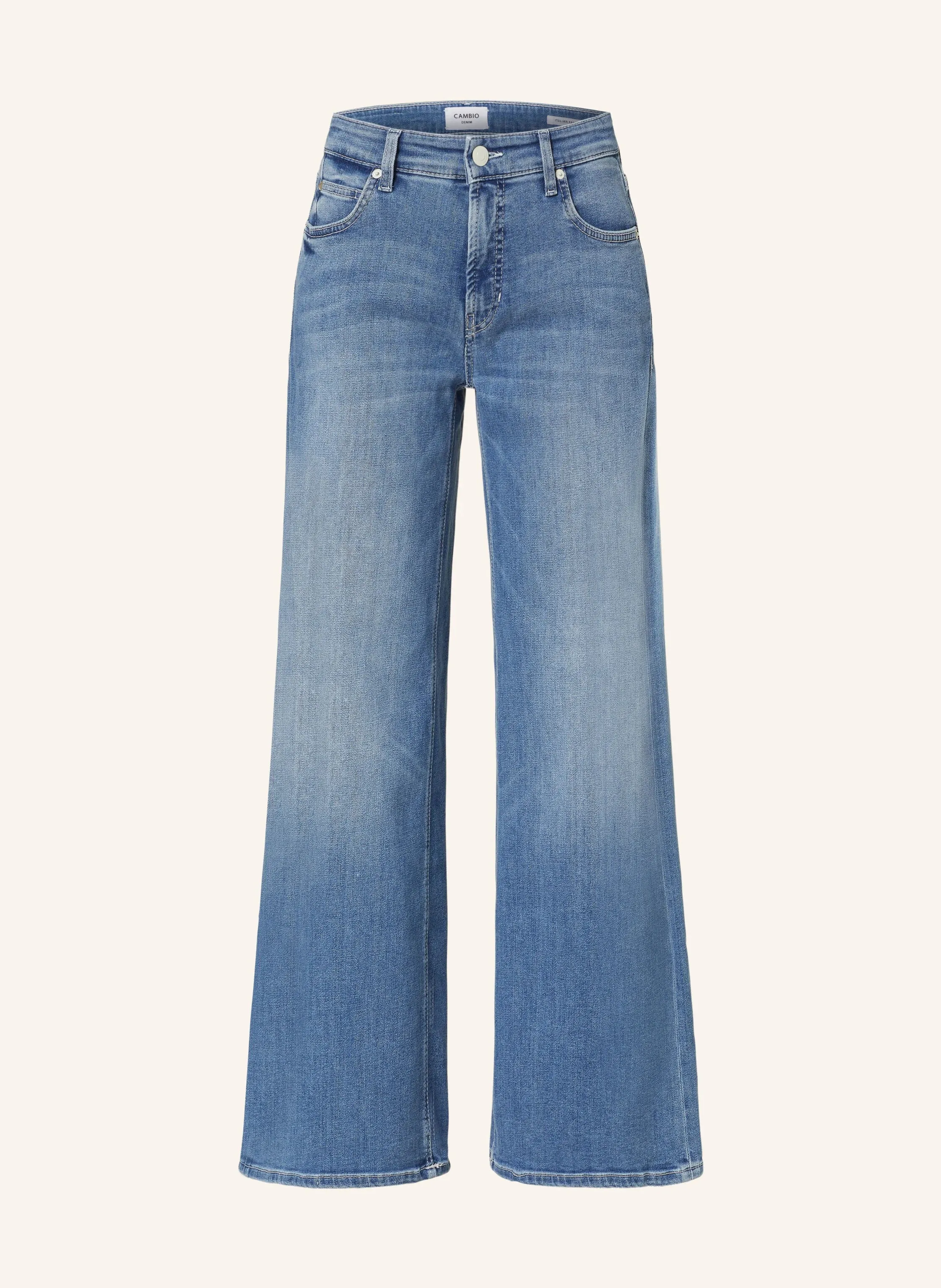 Palazzo Flare Jeans - Mid