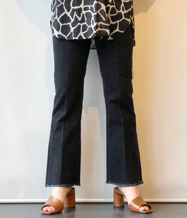 PHEENY/VINTAGE DENIM FLARED PANTS(BLACK)(1)