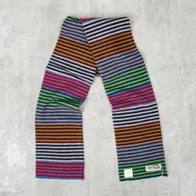 Pittari Lambswool Scarf - Option 07 Multi Stripe