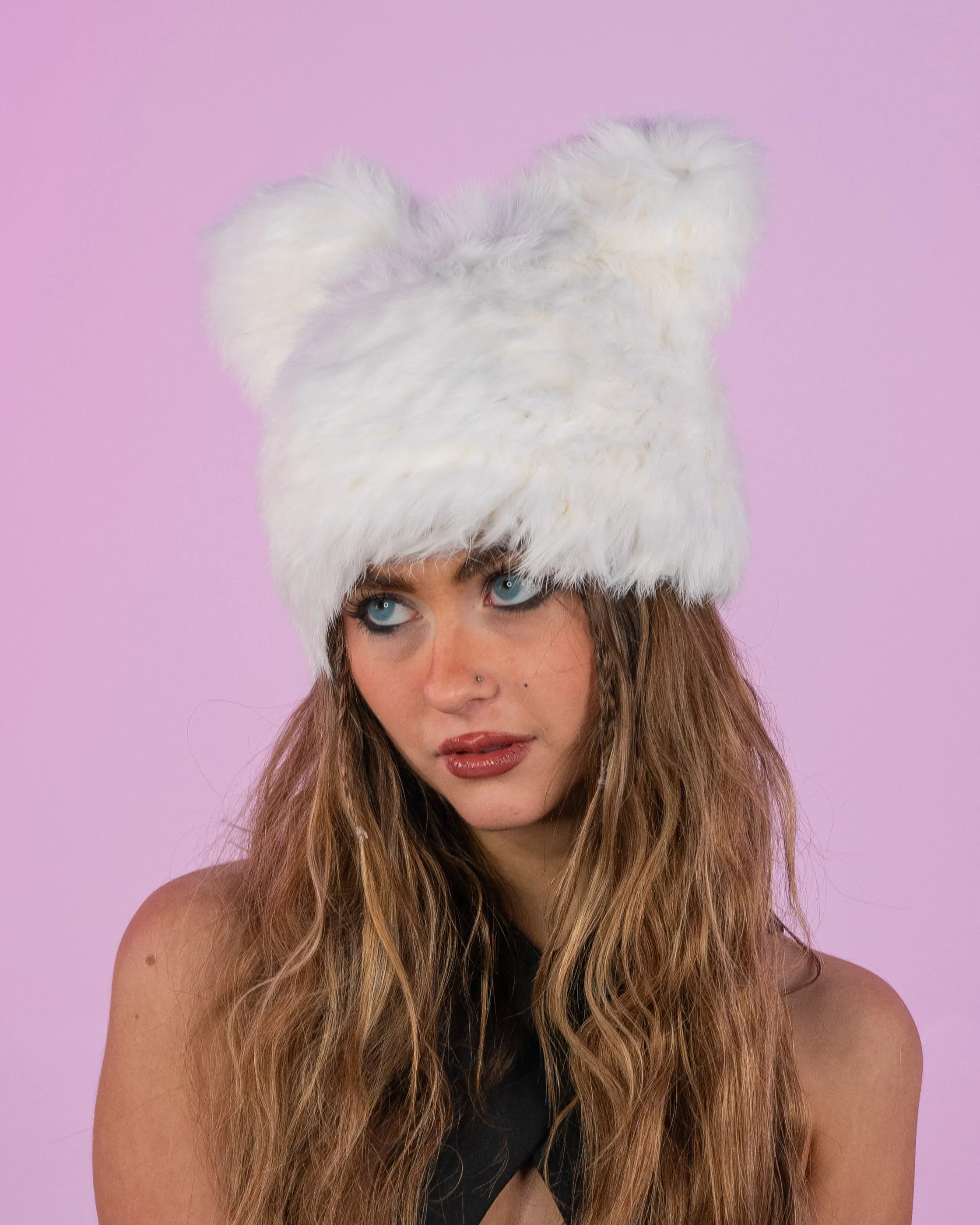 Plushy Animal Ear Fuzzy Headband