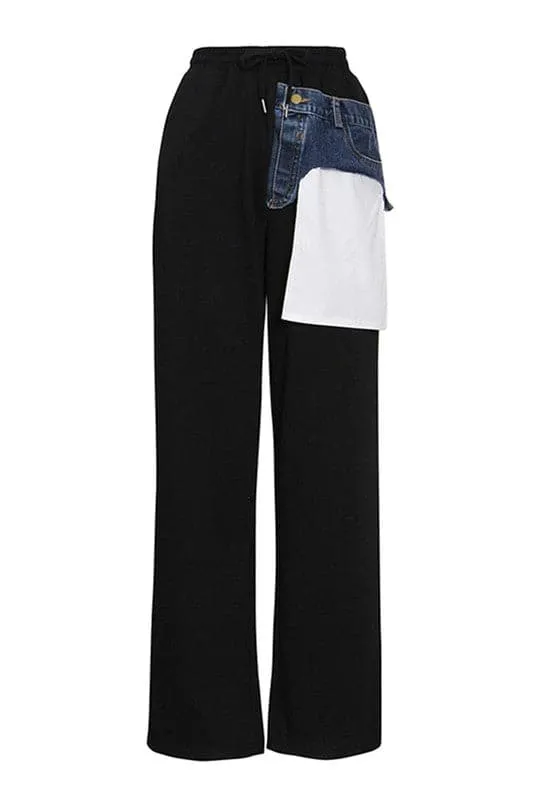 PX985 Patchwork Pocket Pant