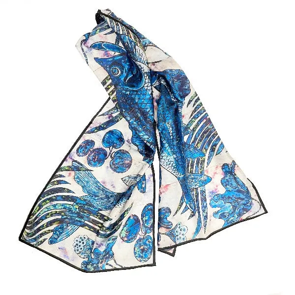 Qinghua Silk Scarf