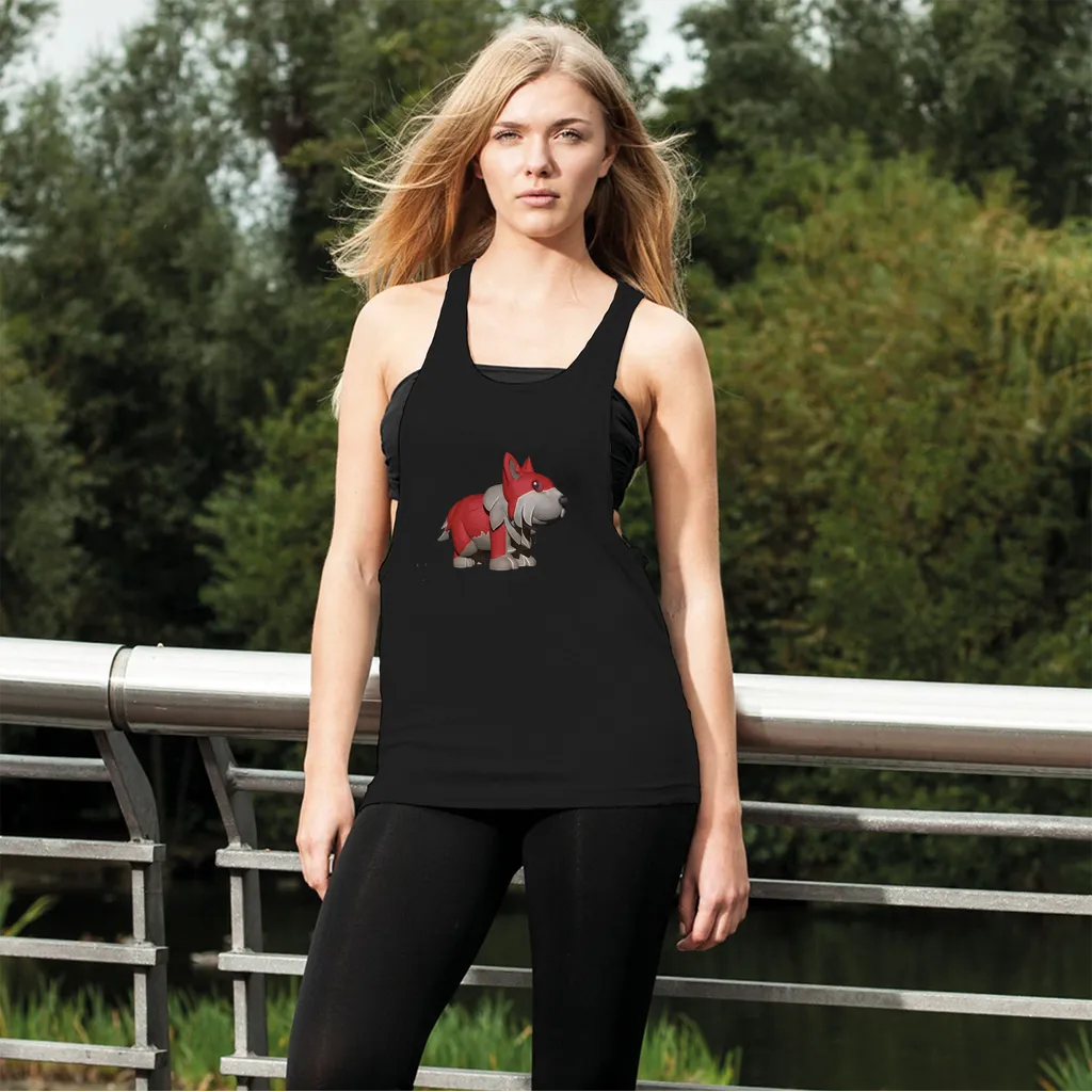 Red Dog Women's Loose Racerback Tank Top