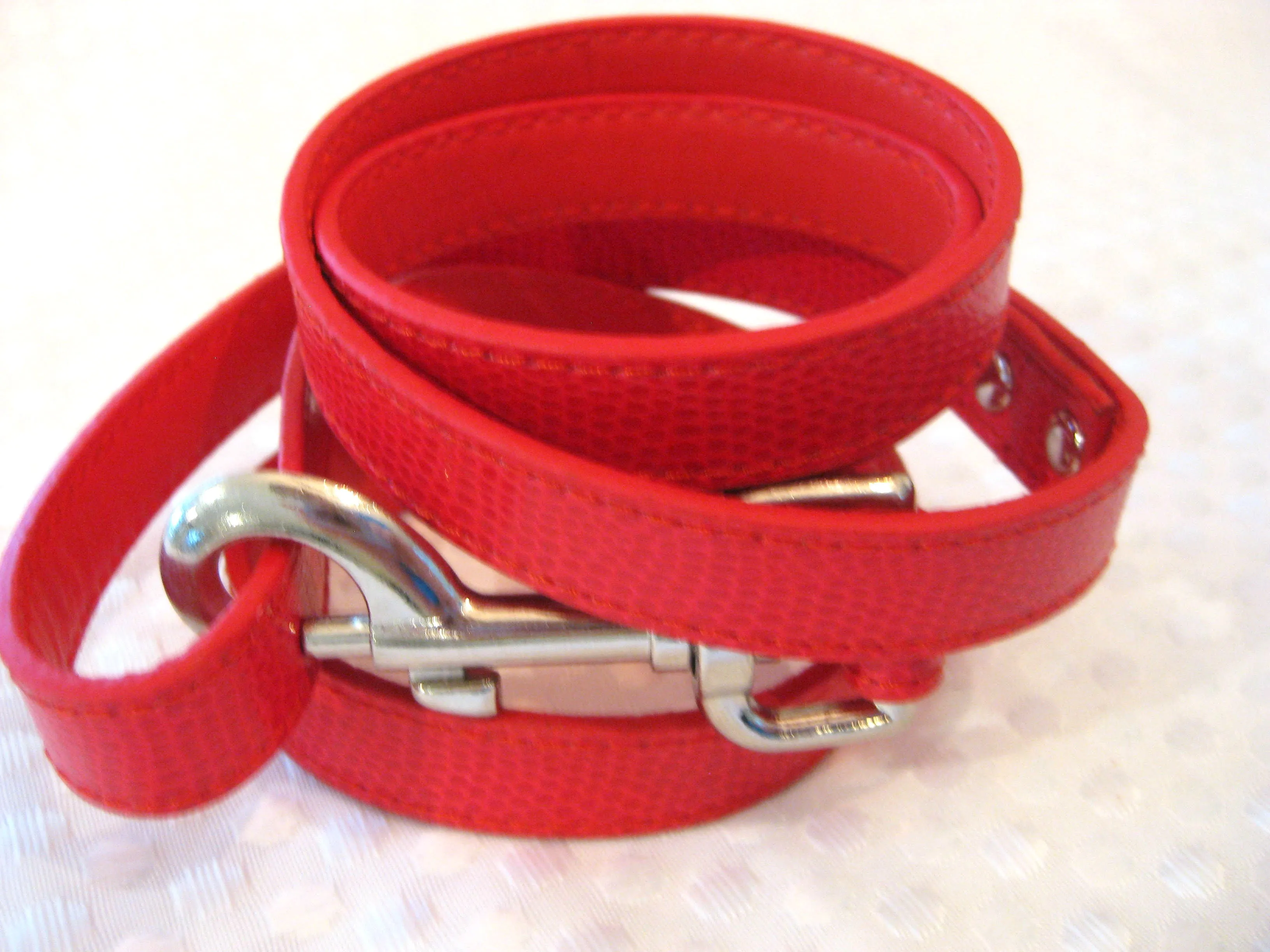 Red Personalized Dog Collar