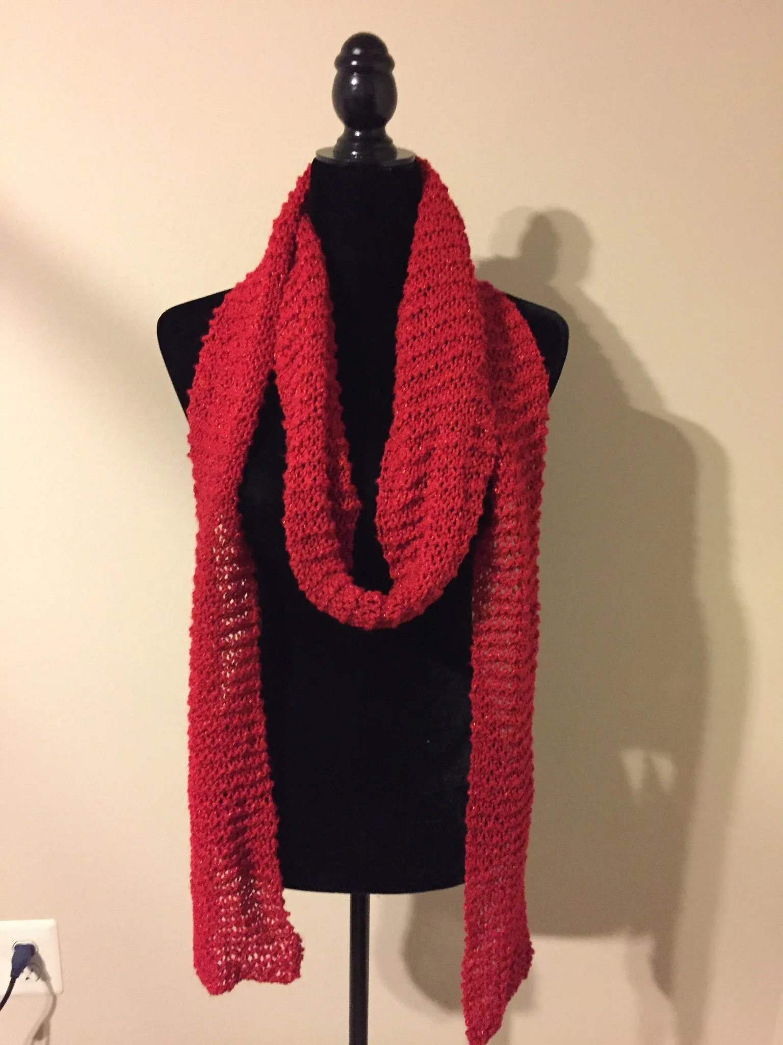 Red Sparkle Scarf