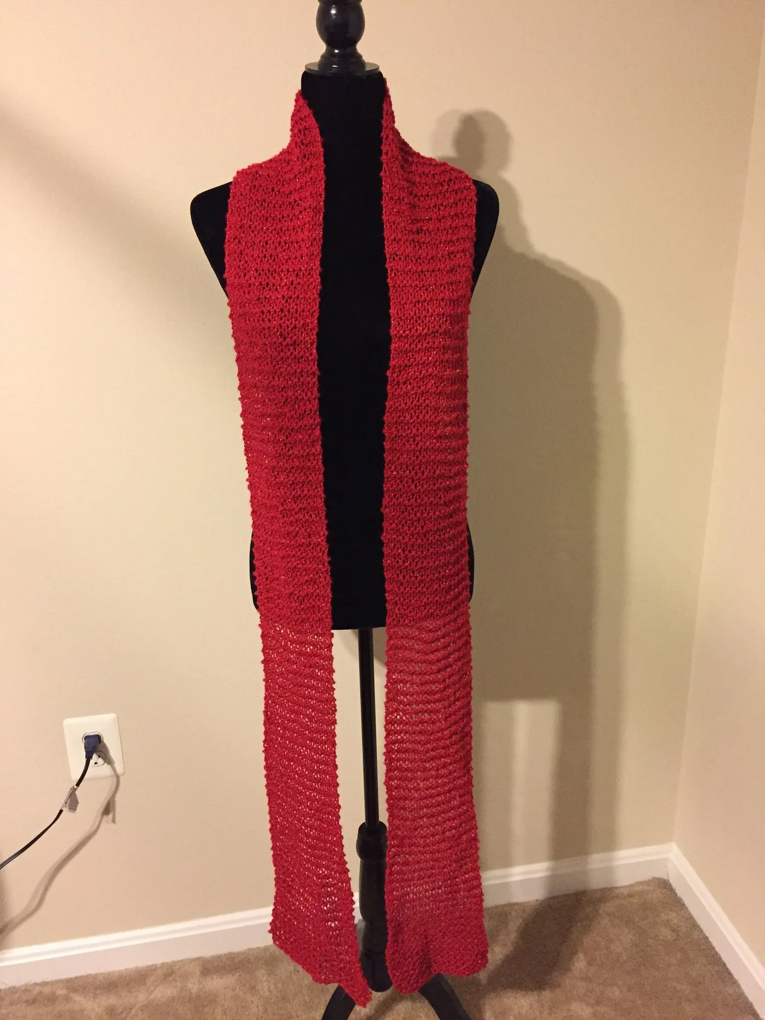 Red Sparkle Scarf