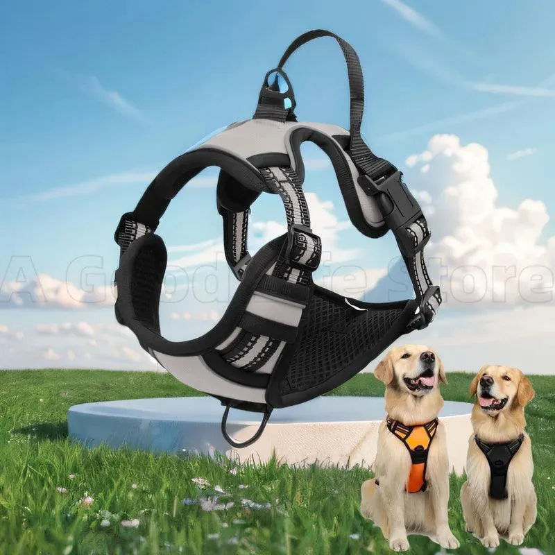 Reflective Dog Harness with Handle