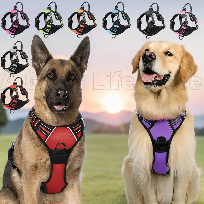 Reflective Dog Harness with Handle