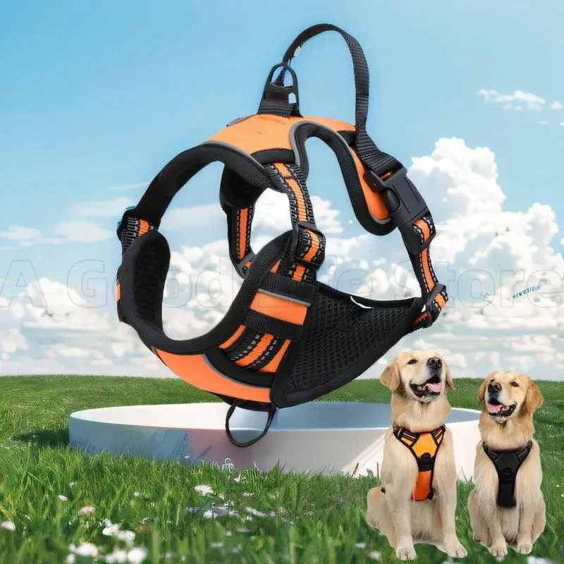 Reflective Dog Harness with Handle