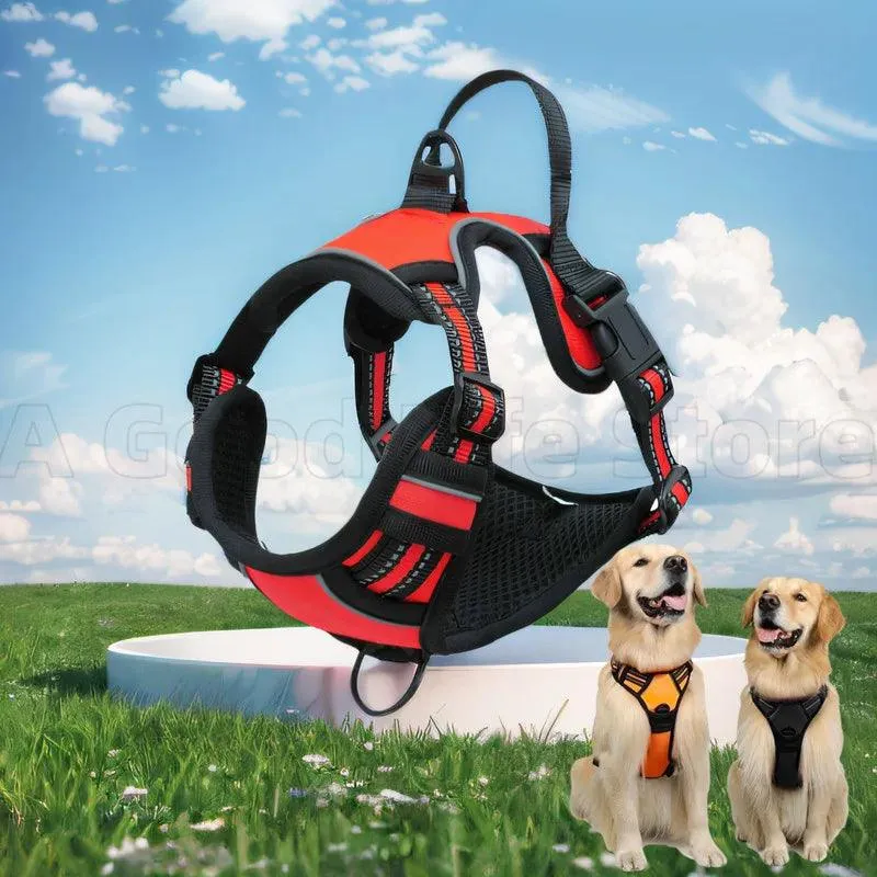 Reflective Dog Harness with Handle