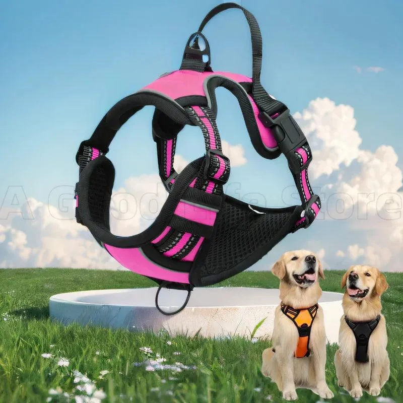 Reflective Dog Harness with Handle