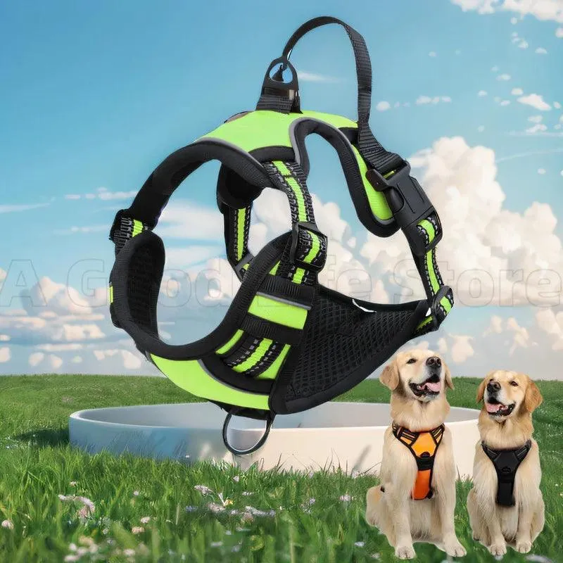 Reflective Dog Harness with Handle