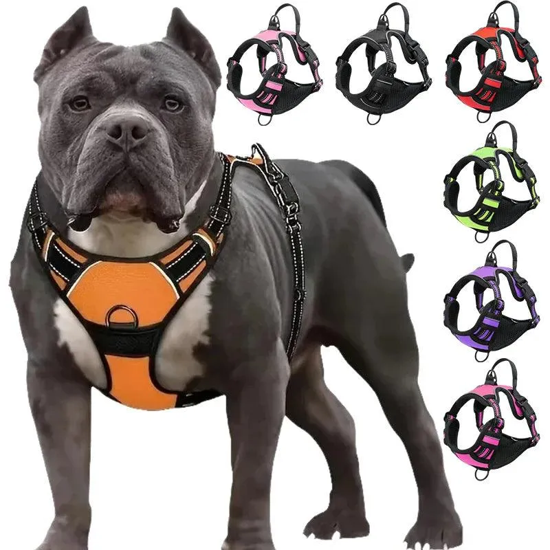 Reflective Dog Harness with Handle