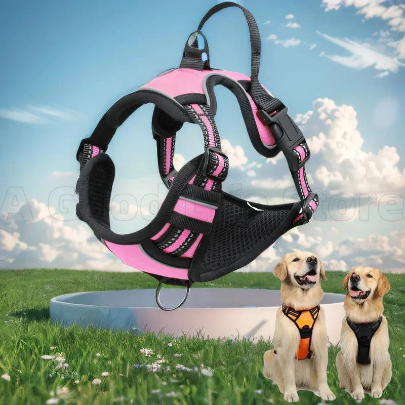 Reflective Dog Harness with Handle