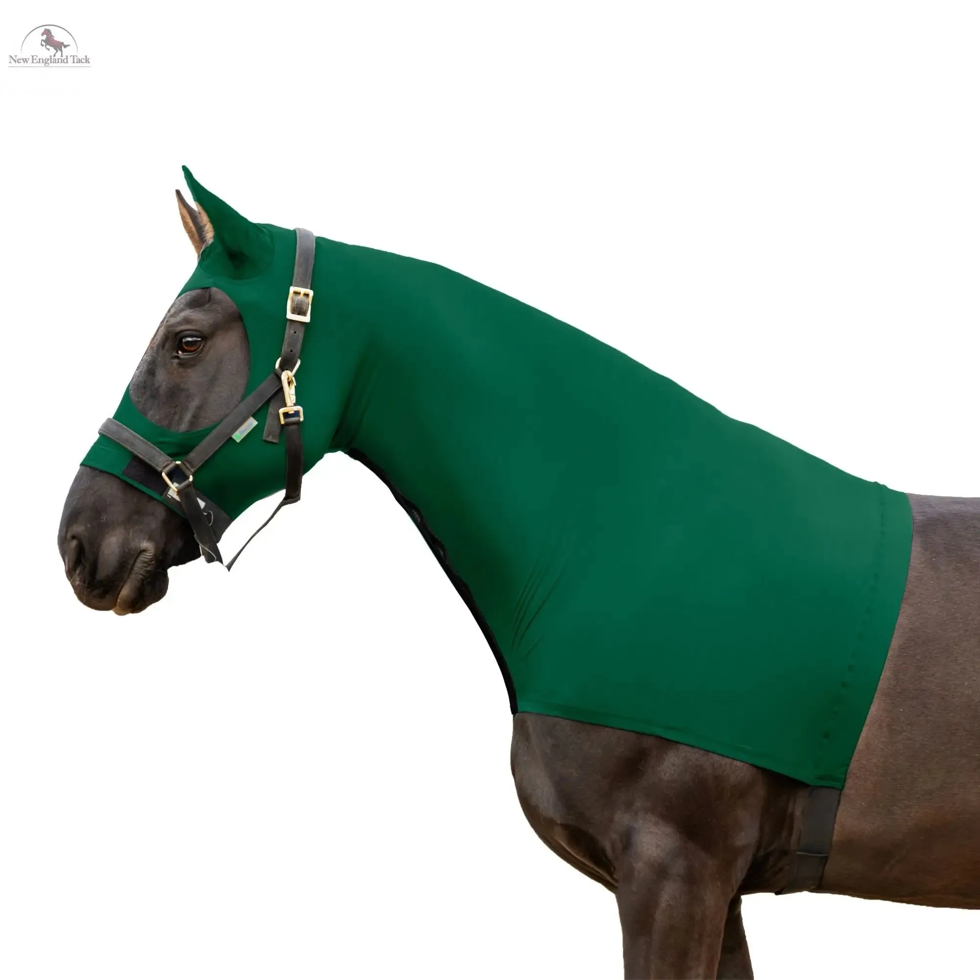 Resistance Horse Hood Slinky Lycra Zippered Mane Braid Shoulder Guard