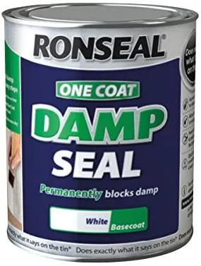 Ronseal 750ml One Coat Damp Seal - White