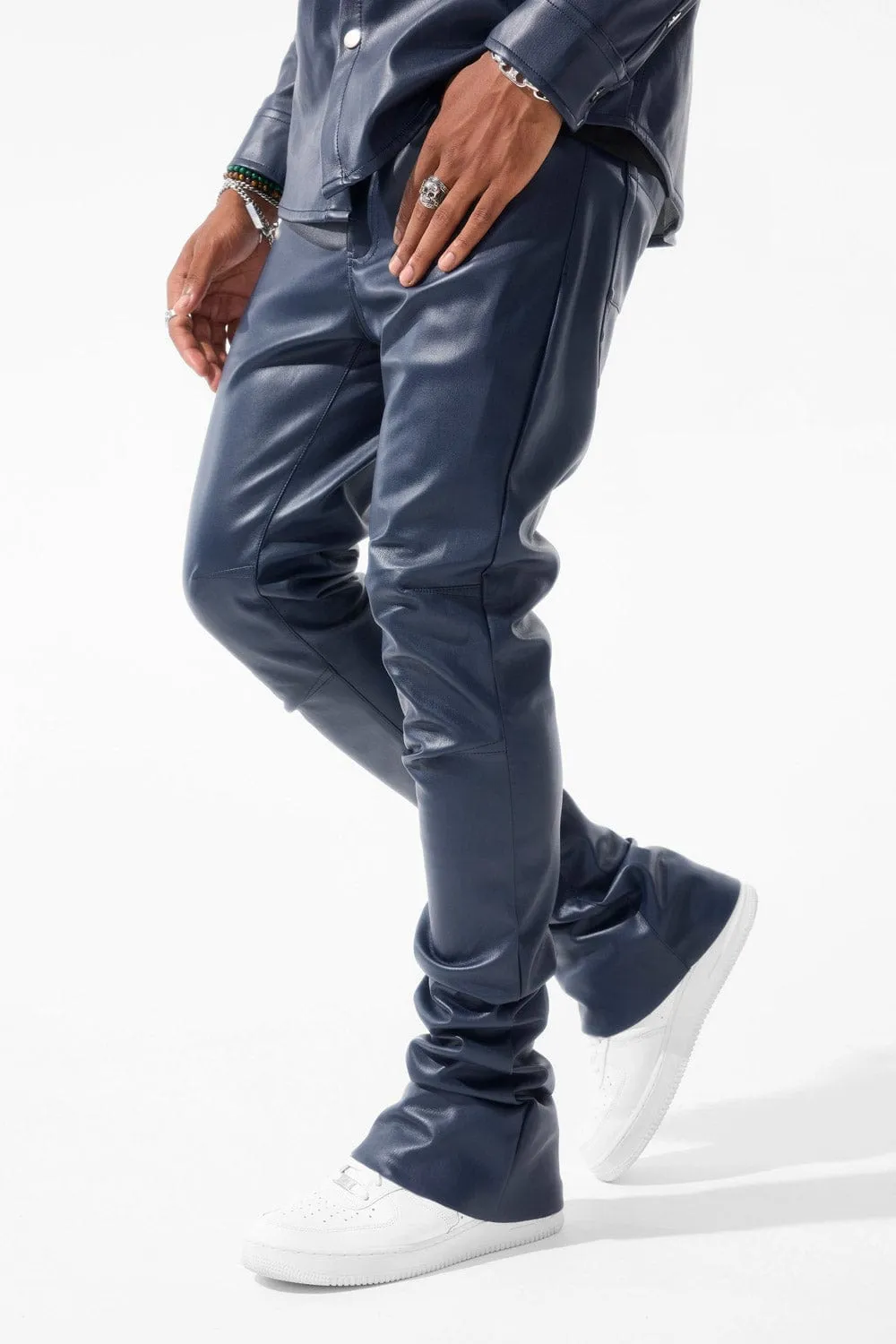 Ross Stacked - Thriller Pants (Midnight Blue)