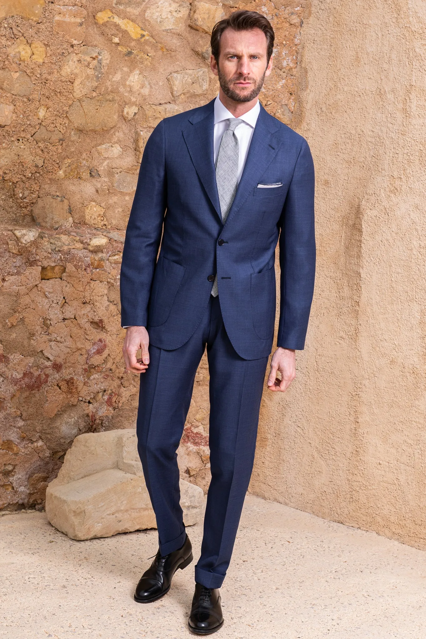 Royal blue suit - Made in Italy