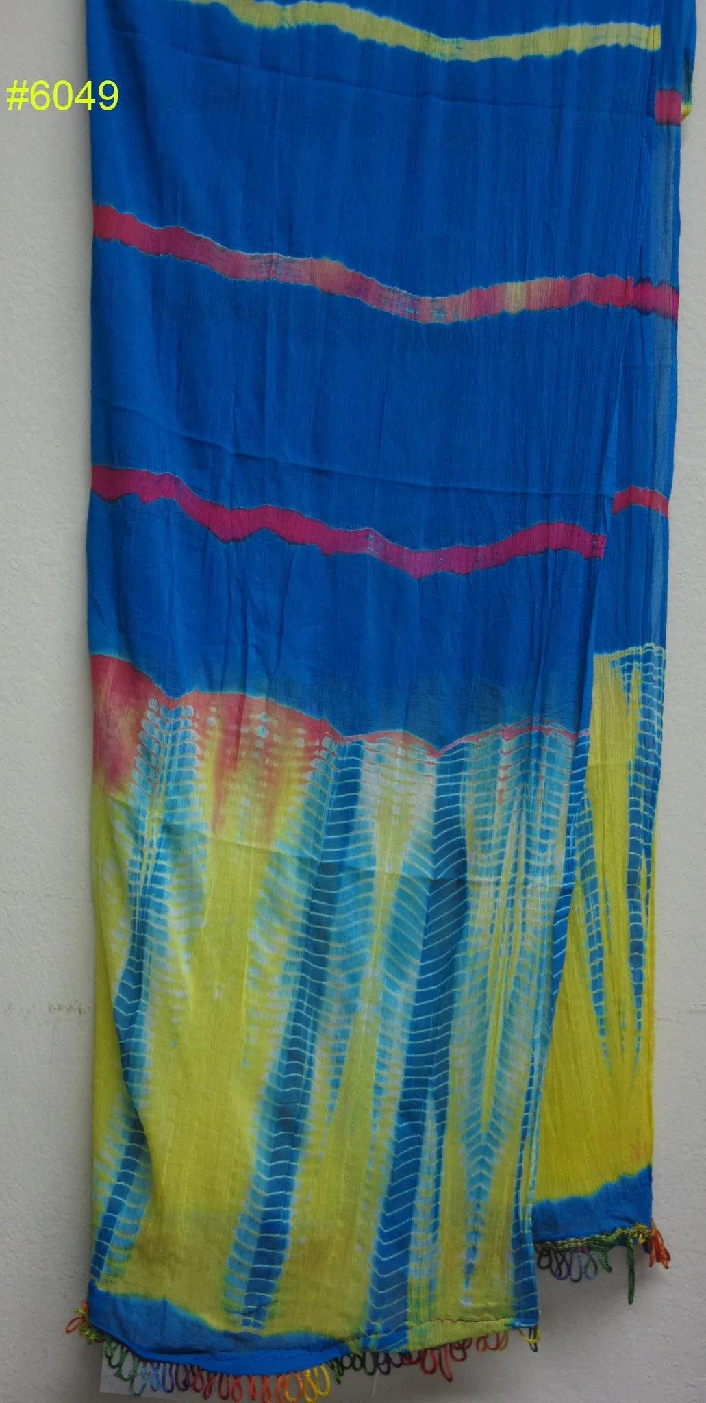 Scarf 6050 Tie Dye Georgette Lehria Dupatta Chuni Shawl Wrap