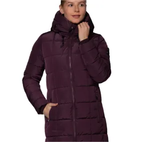 Schockemohle SPKyra Ladies Long Winter Coat, Deep Mauve