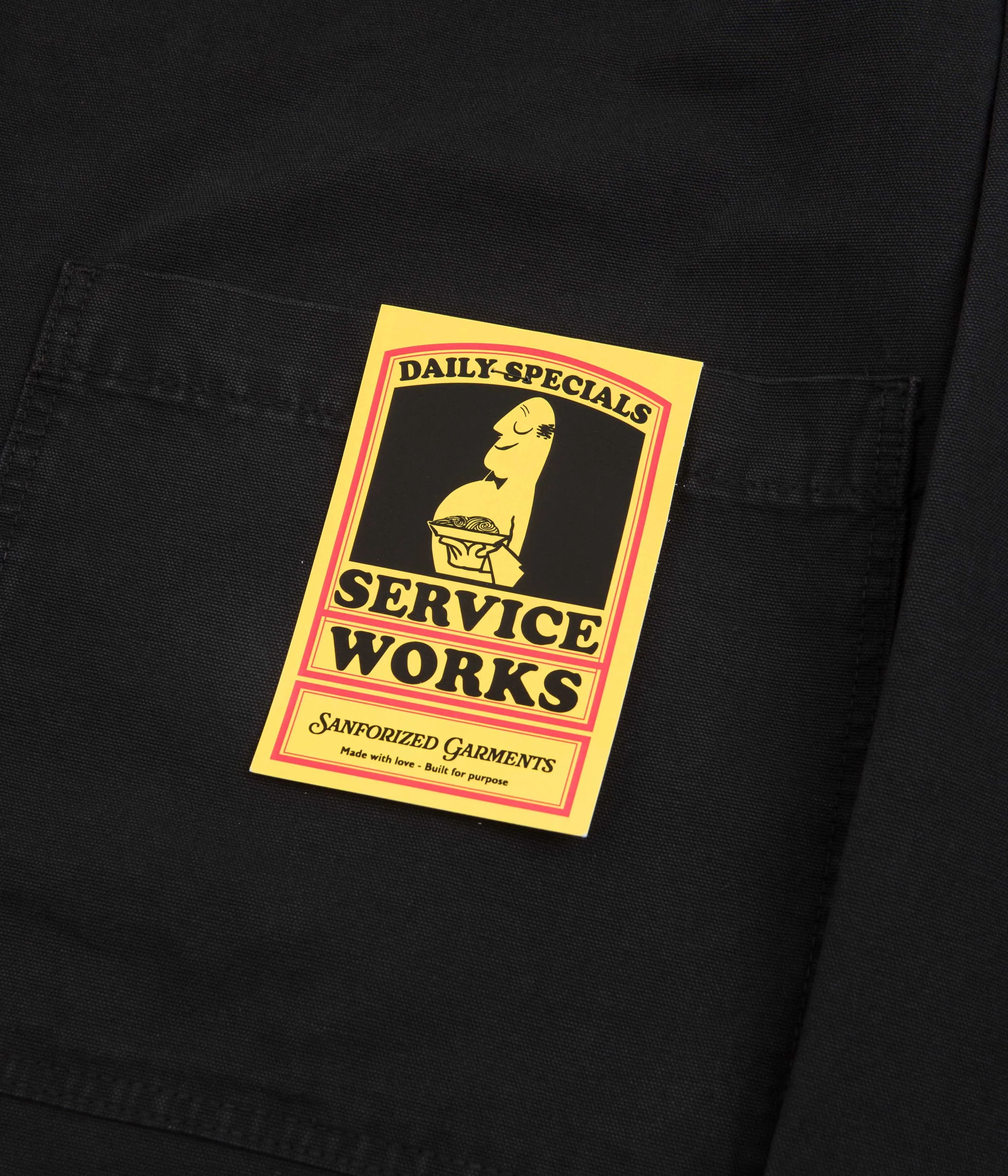 Service Works Market Smock Jacket - Black