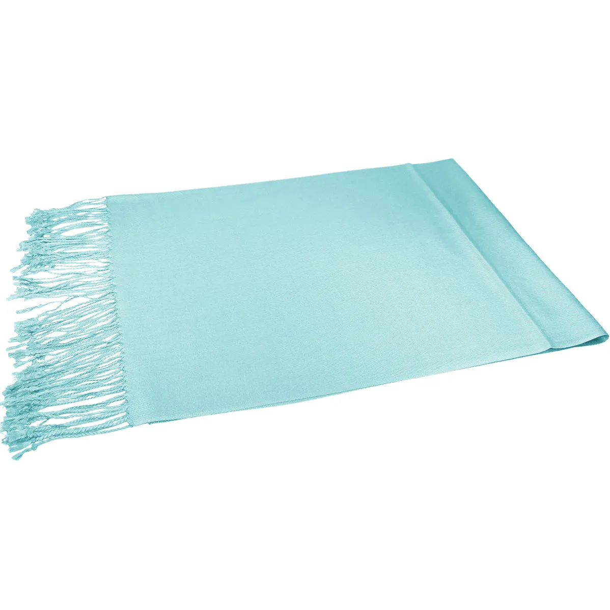 Solid Light Turquoise Pashmina Scarves