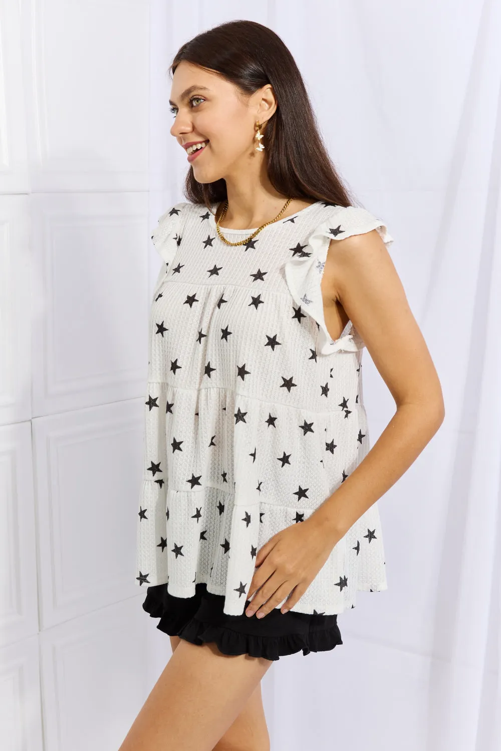 Starry Flutter Top