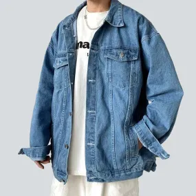 Street men's jean jacket