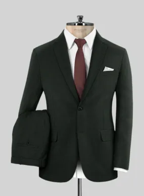 Stretch Green Wool Suit