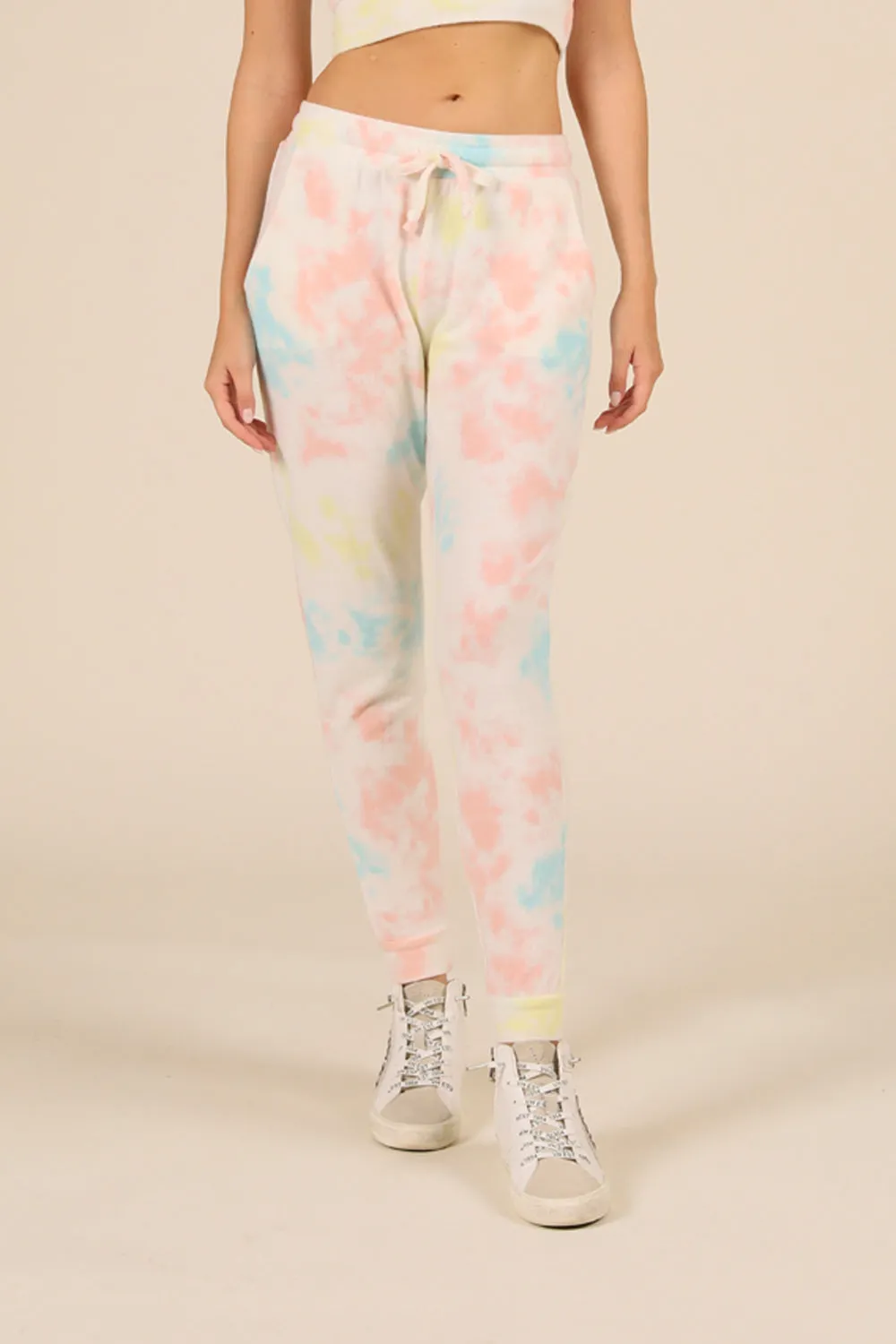 Sunkissed Tie Dye Hacci Pocket Jogger