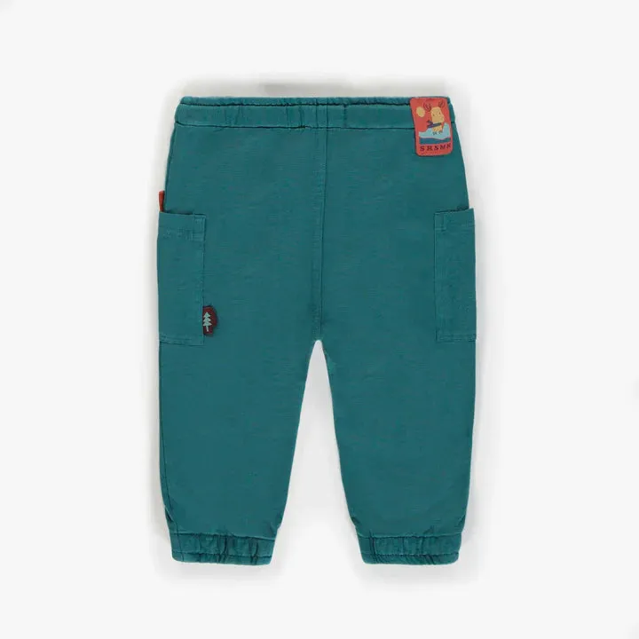 The Forrest Cotton Joggers - Aqua - BABY