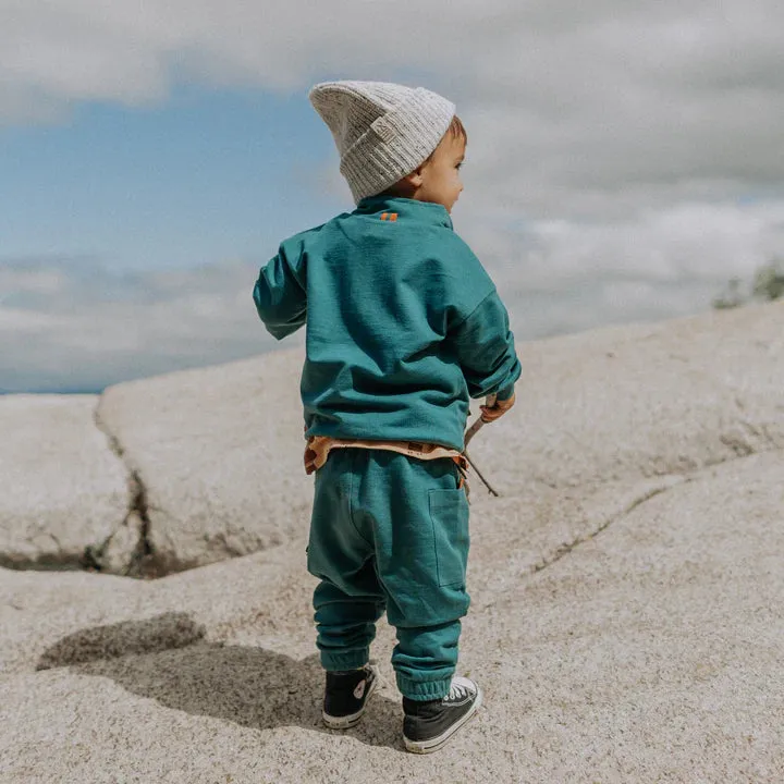 The Forrest Cotton Joggers - Aqua - BABY