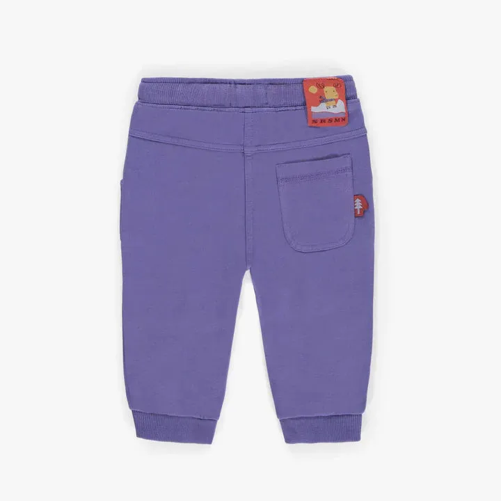 The Forrest Cotton Joggers - Purple - BABY