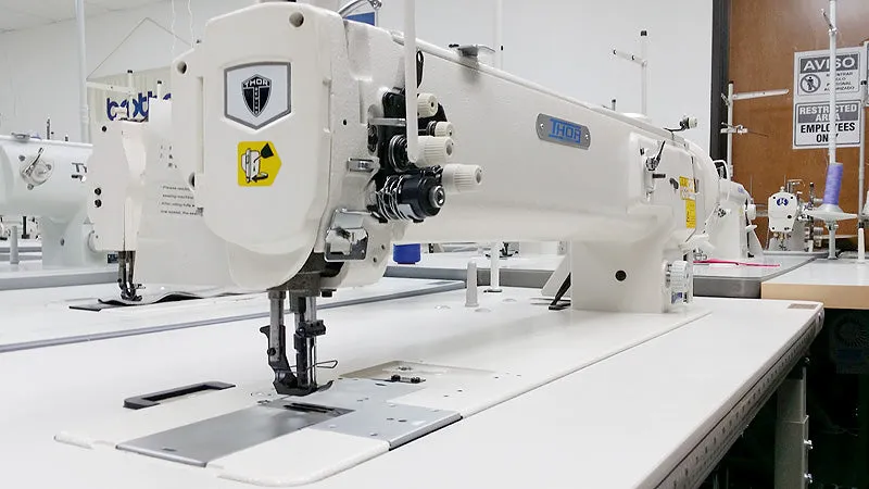 THOR GC1560L-25 Double Needle 18 Inch Long Arm Walking Foot Sewing Machine